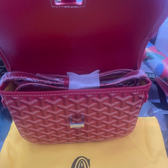Goyard Red Crossbody Bag purse - Picture 3 of 9